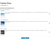 Tablet Screenshot of fashionpress-templatesblock.blogspot.com