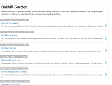 Tablet Screenshot of oakhillgarden.blogspot.com