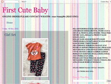 Tablet Screenshot of firstcutebaby.blogspot.com