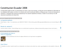 Tablet Screenshot of constitucionecuador2008.blogspot.com