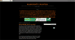 Desktop Screenshot of marenkuv.blogspot.com