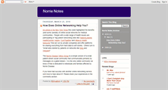 Desktop Screenshot of norrienotes.blogspot.com