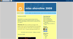 Desktop Screenshot of missshoreline.blogspot.com