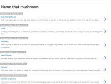 Tablet Screenshot of namethemushroom.blogspot.com