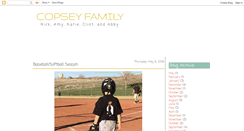 Desktop Screenshot of copseyfamily.blogspot.com