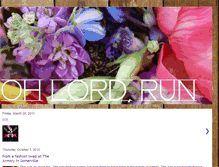 Tablet Screenshot of ohlordrun.blogspot.com