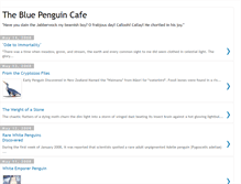 Tablet Screenshot of bluepenguincafe.blogspot.com