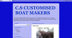 Desktop Screenshot of cscustomisedboatmakers.blogspot.com