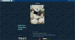 Desktop Screenshot of harika-kihs20109teddybear.blogspot.com