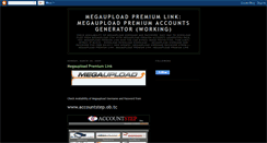 Desktop Screenshot of megaupload-premium-link.blogspot.com