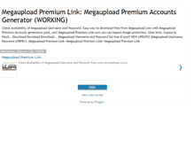 Tablet Screenshot of megaupload-premium-link.blogspot.com