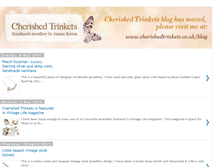 Tablet Screenshot of cherished-trinkets.blogspot.com