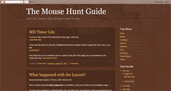 Desktop Screenshot of mousehuntguide.blogspot.com