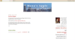 Desktop Screenshot of monasapple.blogspot.com