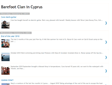 Tablet Screenshot of barefootclan.blogspot.com