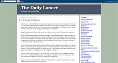 Desktop Screenshot of dailylancer.blogspot.com