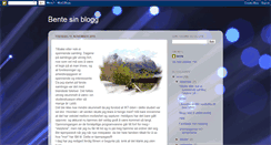 Desktop Screenshot of bentesinnorskblogg.blogspot.com