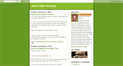 Desktop Screenshot of joanssalonandspa.blogspot.com