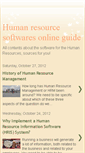 Mobile Screenshot of humanresourcesoftwaresonlineguide.blogspot.com