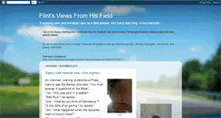 Desktop Screenshot of flintsviewsfromhisfield.blogspot.com