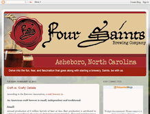 Tablet Screenshot of foursaintsbrewing.blogspot.com