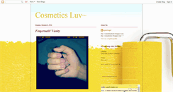 Desktop Screenshot of cosmeticsluv.blogspot.com