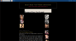 Desktop Screenshot of madmadtattoosdesigns.blogspot.com