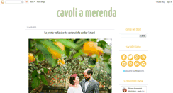 Desktop Screenshot of comeuncavoloamerenda.blogspot.com