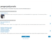 Tablet Screenshot of pengenjadijurnalis.blogspot.com