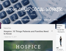 Tablet Screenshot of cheapsocialworker.blogspot.com