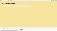 Desktop Screenshot of elcircuitorock.blogspot.com