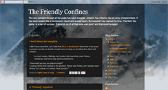Desktop Screenshot of friendlyconfines.blogspot.com
