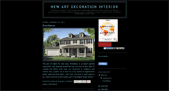 Desktop Screenshot of newartdecorationinterior.blogspot.com
