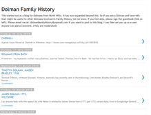 Tablet Screenshot of dolmanfamilyhistory.blogspot.com