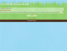 Tablet Screenshot of amebepicosymbols.blogspot.com