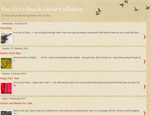 Tablet Screenshot of flatericbassandguitar.blogspot.com