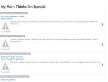 Tablet Screenshot of mymomthinksimspecial.blogspot.com