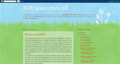 Desktop Screenshot of edu3002-2011-rd.blogspot.com