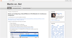 Desktop Screenshot of martinondotnet.blogspot.com