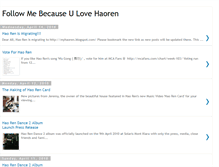 Tablet Screenshot of ilovehaoren.blogspot.com