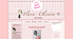 Desktop Screenshot of flaviaoliveirabolos.blogspot.com