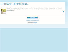 Tablet Screenshot of lespaceleopoldina.blogspot.com