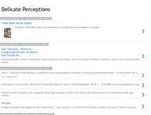 Tablet Screenshot of delicateperceptions.blogspot.com