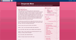 Desktop Screenshot of desperatemom.blogspot.com