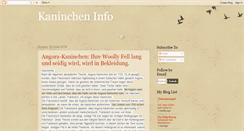 Desktop Screenshot of kanincheninfo.blogspot.com