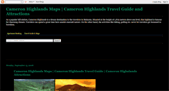 Desktop Screenshot of cameron-highlands-holidays.blogspot.com