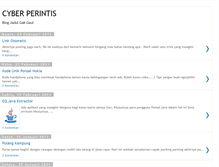 Tablet Screenshot of cyberperintis.blogspot.com