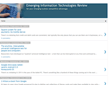 Tablet Screenshot of emerging-technology-talks.blogspot.com