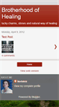 Mobile Screenshot of brotherhoodofhealingml.blogspot.com