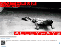 Tablet Screenshot of anthemsfromthealleyways.blogspot.com